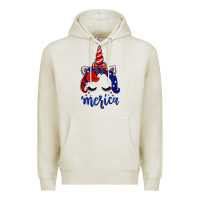 Oatmeal Heather 4th of July unicorn Premium Hoodie - Neo Western