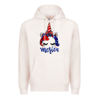 Pale Pink 4th of July unicorn Premium Hoodie - Neo Western
