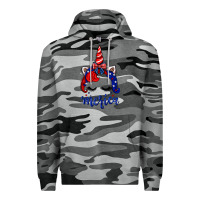 Slate Camo 4th of July unicorn Premium Hoodie - Neo Western