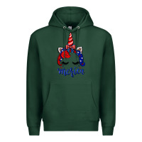 Sports Green 4th of July unicorn Premium Hoodie - Neo Western