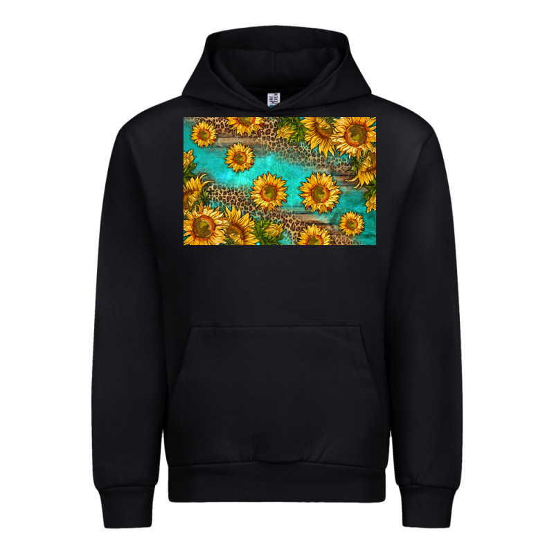 Western Sunflowers Skinny Metal Can Holder Urban Hoodie by HRA Design Shop | Teevron