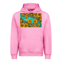 Fuchsia Pink western sunflowers skinny metal can holder Urban Hoodie - HRA Design Shop