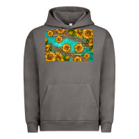 Pigment Tornado western sunflowers skinny metal can holder Urban Hoodie - HRA Design Shop