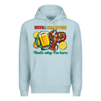 Blue Mist beer&crawfish that's why i'm here Premium Hoodie - FaDigitalArtStudio