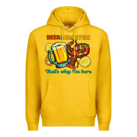 Lemon beer&crawfish that's why i'm here Premium Hoodie - FaDigitalArtStudio