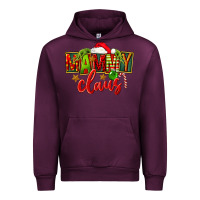 Mauve Wine christmas mammy claus Urban Hoodie - FaDigitalArtStudio