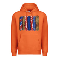 Carrot 4th of July brushstroke Premium Hoodie - CowGirlArtShop