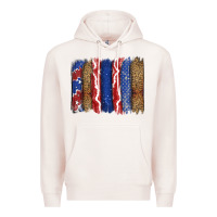 Pale Pink 4th of July brushstroke Premium Hoodie - CowGirlArtShop