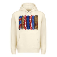 Sandshell 4th of July brushstroke Premium Hoodie - CowGirlArtShop