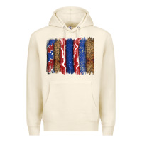 Tofu 4th of July brushstroke Premium Hoodie - CowGirlArtShop