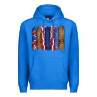 True Royal 4th of July brushstroke Premium Hoodie - CowGirlArtShop