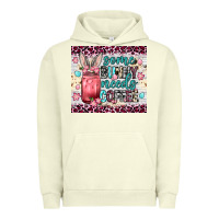 Pigment Pistachio Some bunny needs coffee 20oz tumbler Urban Hoodie - Neo Western