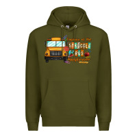 Army Green captain of struggle bus busdriver Premium Hoodie - CowhideDigitalArt