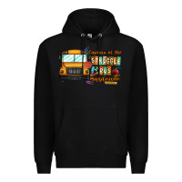 Black captain of struggle bus busdriver Premium Hoodie - CowhideDigitalArt
