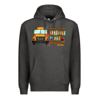 Charcoal Heather captain of struggle bus busdriver Premium Hoodie - CowhideDigitalArt