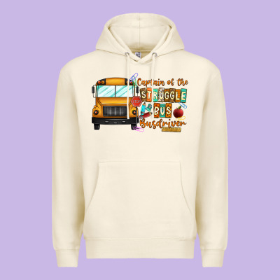 Captain Of Struggle Bus Busdriver Premium Hoodie Designed By Cowhidedigitalart