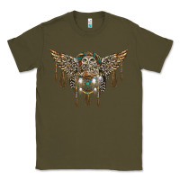 Army Green native dream catcher with owl Classic Tee - BarkalooDesign