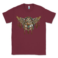 Burgundy native dream catcher with owl Classic Tee - BarkalooDesign