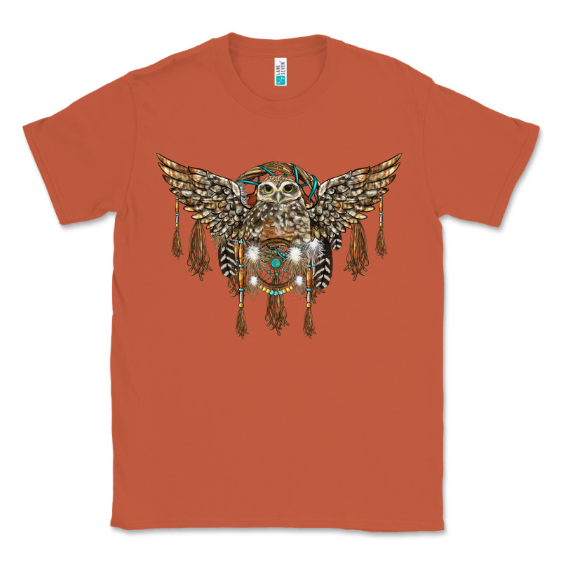 Native Dream Catcher With Owl Classic Tee by BarkalooDesign | Teevron
