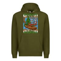 Army Green lake squad air freshener Premium Hoodie - HRA Design Shop