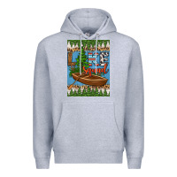 Heather Grey lake squad air freshener Premium Hoodie - HRA Design Shop