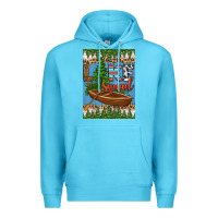 Ocean Blue lake squad air freshener Premium Hoodie - HRA Design Shop