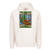 Pale Pink lake squad air freshener Premium Hoodie - HRA Design Shop