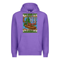 Purple lake squad air freshener Premium Hoodie - HRA Design Shop