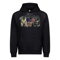 Black military mom Urban Hoodie - SublimationCraftShop