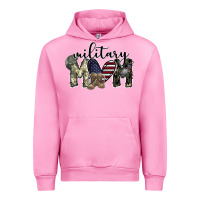Fuchsia Pink military mom Urban Hoodie - SublimationCraftShop