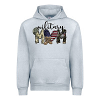 Heather Grey military mom Urban Hoodie - SublimationCraftShop