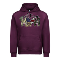 Mauve Wine military mom Urban Hoodie - SublimationCraftShop