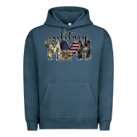 Pigment Midnight Navy military mom Urban Hoodie - SublimationCraftShop