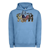 Pigment Pebble Blue military mom Urban Hoodie - SublimationCraftShop