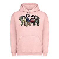 Pigment Salmon military mom Urban Hoodie - SublimationCraftShop