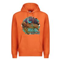 Carrot neon moon Premium Hoodie - SublimationCraftShop