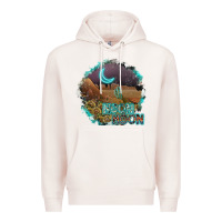 Pale Pink neon moon Premium Hoodie - SublimationCraftShop