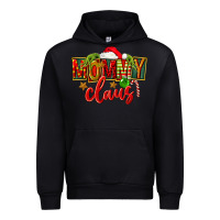Black christmas mommy claus Urban Hoodie - FaDigitalArtStudio