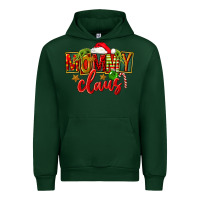 Forest Green christmas mommy claus Urban Hoodie - FaDigitalArtStudio