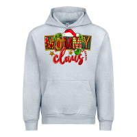 Heather Grey christmas mommy claus Urban Hoodie - FaDigitalArtStudio