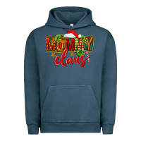 Pigment Midnight Navy christmas mommy claus Urban Hoodie - FaDigitalArtStudio