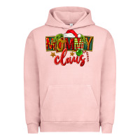 Pigment Salmon christmas mommy claus Urban Hoodie - FaDigitalArtStudio