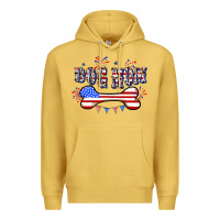 Antique Gold 4th of July Dog Mom Premium Hoodie - CowGirlArtShop