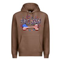 Chestnut 4th of July Dog Mom Premium Hoodie - CowGirlArtShop
