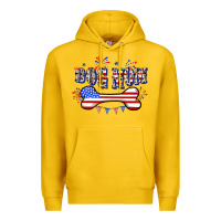 Lemon 4th of July Dog Mom Premium Hoodie - CowGirlArtShop