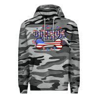 Slate Camo 4th of July Dog Mom Premium Hoodie - CowGirlArtShop