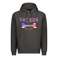Smoke 4th of July Dog Mom Premium Hoodie - CowGirlArtShop