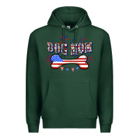Sports Green 4th of July Dog Mom Premium Hoodie - CowGirlArtShop