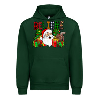 Forest Green believe Urban Hoodie - CowhideDigitalArt