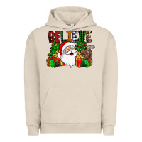 Pigment French Oak believe Urban Hoodie - CowhideDigitalArt